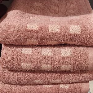 Shop 4 хавлиена кърпа цвят тъмно розово 60х90